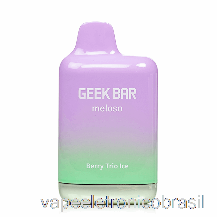 Vape Eletrônico Geek Bar Meloso Max 9000 Descartável Berry Trio Ice
